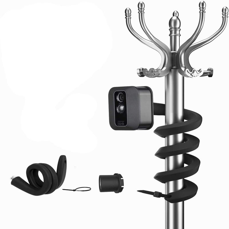 VOMENC ã€Upgraded Versionã€‘ VOMENC Flexible Twist Mount for All-New Blink Outdoor Indoor Camera Blink Mini and Blink Indoor and Outdoor 4 Camera (Black 1PACK) - Image 1